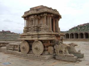 Chariot en granit du temple Vittala