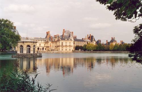 Fontainebleau palace and is park